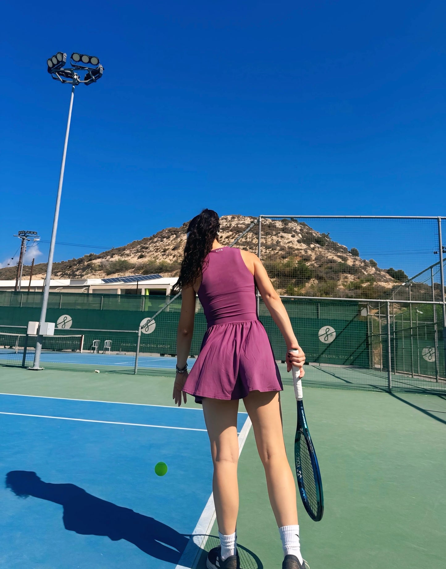 Corset Dress in Mauve